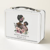 美しい黒い母と娘(8) メタルランチボックス (裏面)