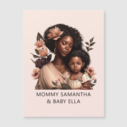 美しい黒い母と娘(9) (正面)