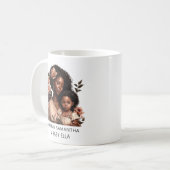 美しい黒い母と娘(9) コーヒーマグカップ (正面左)