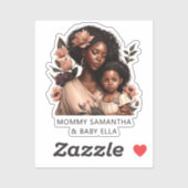 美しい黒い母と娘(9) シール (シート)