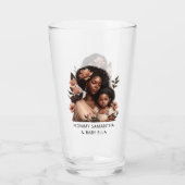 美しい黒い母と娘(9) タンブラーグラス (裏面)