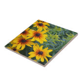 美しい黒い目のスーザンフラワーガーデン タイル (側面)