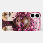 美しい黒と紫のシュールな少女のカバー Case-Mate iPhoneケース (裏面 (横))