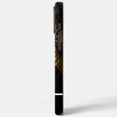 美しい黒と金ゴールドのヘビの肌 Case-Mate iPhoneケース (裏面 / 左)