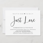 美しい黒の何ファンシーも愛、駆け落ち 招待状 (正面)