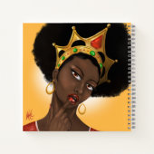 美しい黒の女王 ノートブック (裏面)