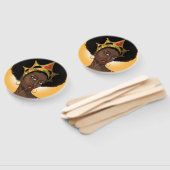 美しい黒の女王 ハンドファン (組立なし)