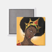 美しい黒の女王 マグネット (正面/裏面)