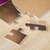 美しい黒アフリカプリンセス女性芸術 ジグソーパズル (側面)