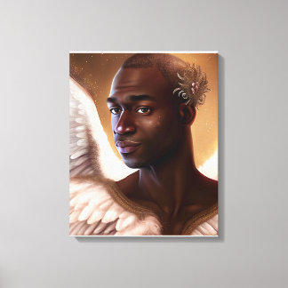 美しい黒アフリカ キャンバスプリント