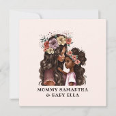 美しい黒人の母と娘（2） (正面)