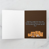 美しい黒人女性のルイ・ヴィトン誕生日カード サンキューカード (内部)