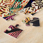 美しい黒人女性 デジタル ジグソーパズル (側面)