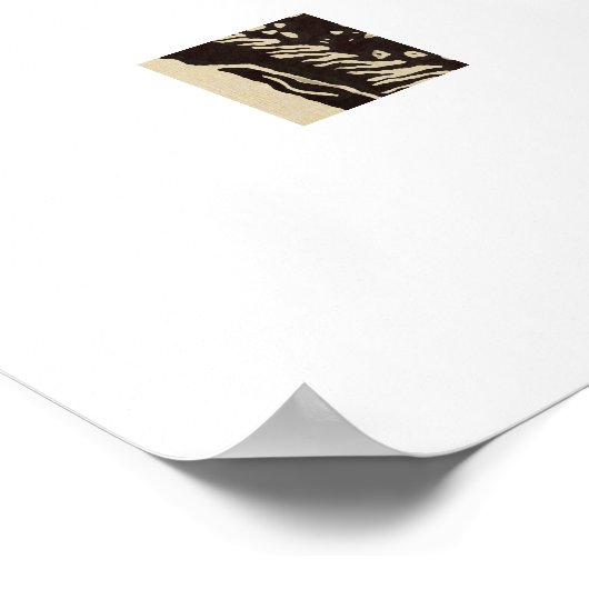 美しい黒人女性 ポスター (角)