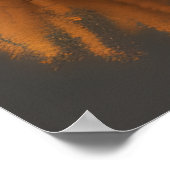 美しい黒人戦士のカラフルポスターギフト ポスター (角)