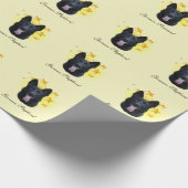 美しい黒人羊飼いが星 ラッピングペーパー (角)