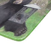 美しい黒熊ガラス カッティングボード (角)