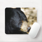美しい黒熊マウスパッド マウスパッド (マウス)