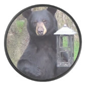 美しい黒熊 アイスホッケーパック (正面)