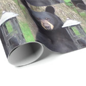 美しい黒熊 ラッピングペーパー (ロールコーナー)