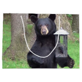 美しい黒熊 ラージペーパーバッグ (裏面)