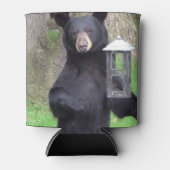 美しい黒熊 缶クーラー (正面)