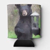 美しい黒熊 缶クーラー (裏面)