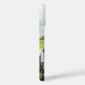 美しい黒白のグレイハウンド犬 Case-Mate iPhoneケース (裏面 / 右)