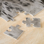 美しい黒白アパロオーサの馬 ジグソーパズル (側面)