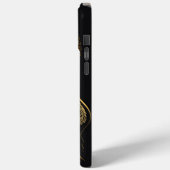 美しい黒金ゴールドドリームキャッチャー曼荼羅 Case-Mate iPhoneケース (裏面 / 左)