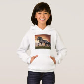 美しい黒馬 (正面フル)