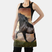 美しい黒馬 エプロン (インサイチュ)