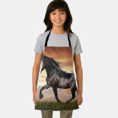 美しい黒馬 エプロン (インサイチュ)