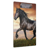 美しい黒馬 クリップボード (右)