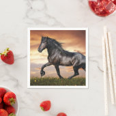 美しい黒馬 スタンダードカクテルナプキン (インサイチュ)