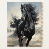 美しい黒馬 プランナー手帳 (裏面)