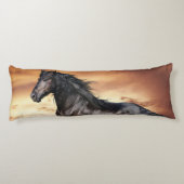美しい黒馬 ボディピロー (裏面)
