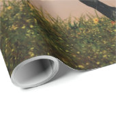 美しい黒馬 ラッピングペーパー (ロールコーナー)