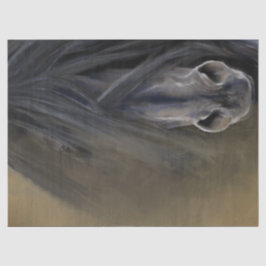 美しい黒馬 薄葉紙