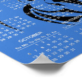 美しい黒馬 2024 カレンダーポスター ポスター (角)