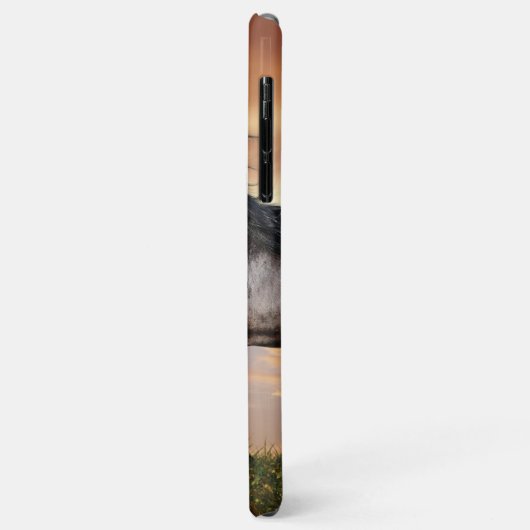 美しい黒馬 Case-Mate iPhoneケース (裏面/左)