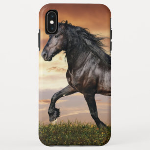 美しい黒馬 iPhone XS MAXケース