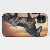 美しい黒馬 Case-Mate iPhoneケース (裏面(横))