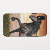 美しい黒馬 Case-Mate iPhoneケース (裏面(横))