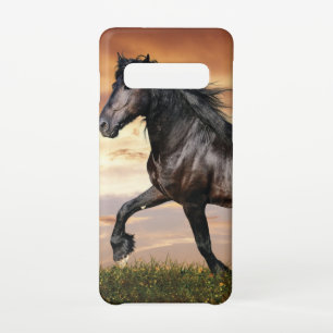 美しい黒馬 SAMSUNG GALAXY S10ケース