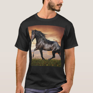 美しい黒馬 Tシャツ