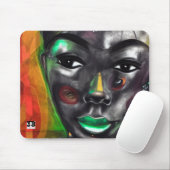 美しい黒 マウスパッド (マウス)