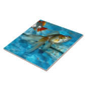 美しい龍金魚瓦 タイル (側面)