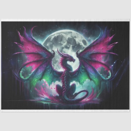 美しい龍 薄葉紙 (正面)