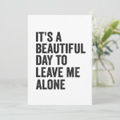 美しい1日、ひとりでいてくれ 面白いプレゼント 招待状 (スタンド正面)